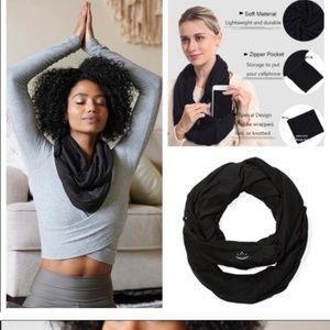 Beyond yoga pocket infinity scarf